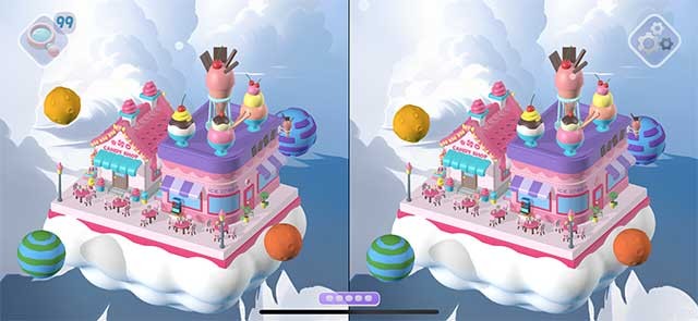 Kiếm sao từ mỗi màn chơi để đóng góp vào hệ thống xây nhà