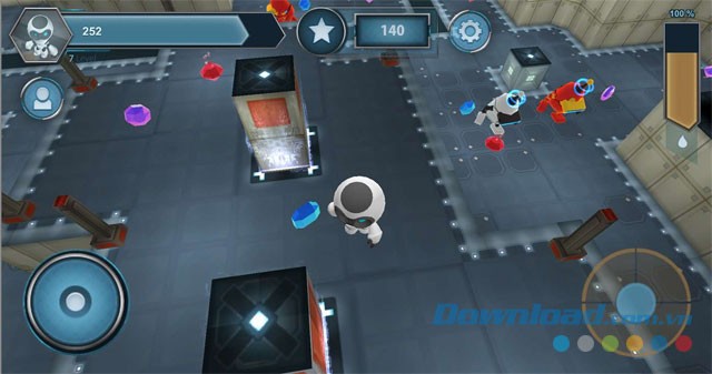 Liên tục để ý đến dòng năng lượng trong game hành động phiêu lưu Arcadian cho máy tính và Windows Phone