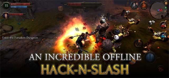 Game nhập vai hành động chặt chém offline - Arcane Quest Legends