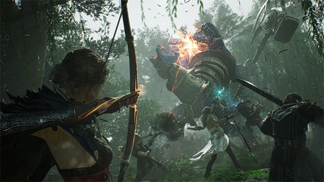 Hệ thống chiến đấu kết hợp giữa cận chiến, tầm xa và phép thuật mạnh mẽ