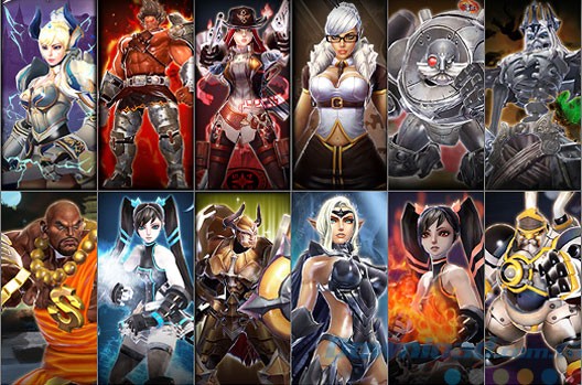 Nhân vật trong ArcheBlade