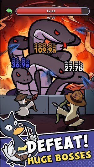 Đánh bại trùm mạnh