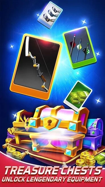 Mở rương kho báu để nhận được những trang bị huyền thoại