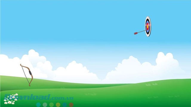 Được tặng thêm cung khi bắn vào ô vàng