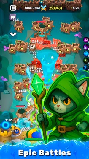 Nhân vật gồm: pháp sư, cung thủ ma thuật hoặc phù thủ