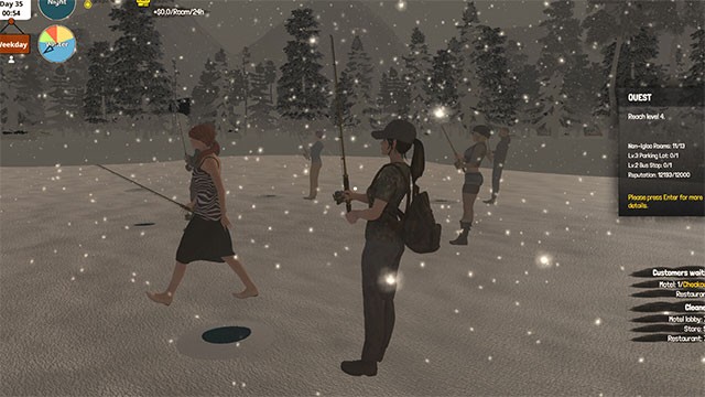 Mở rộng các dịch vụ câu cá, săn bắn vào mùa đông để đáp ứng nhu cầu giải trí của du khách