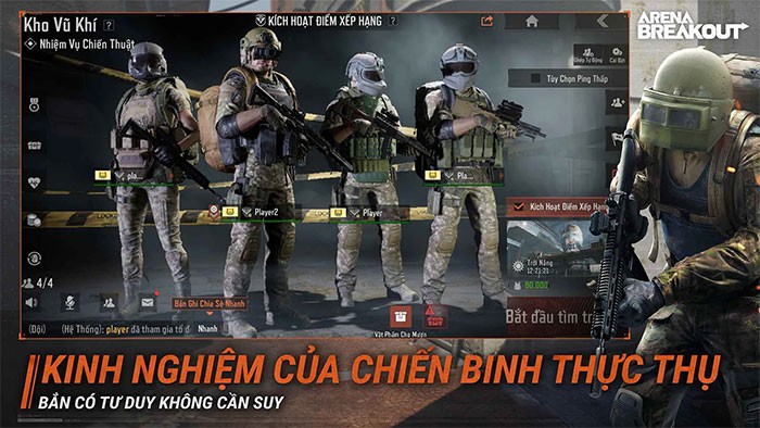 Game hành động sinh tồn, bắn súng góc nhìn thứ nhất - Arena Breakout VNG