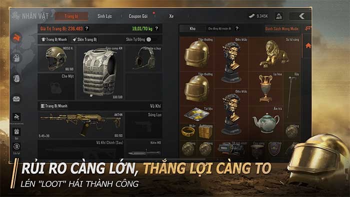 Arena Breakout VNG Lite nhiệm vụ