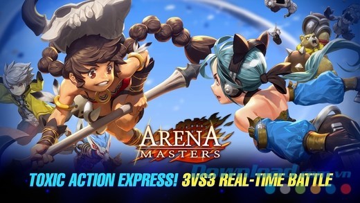 Game hành động nhập vai miễn phí Arena Masters cho iOS