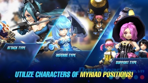 Hệ thống nhân vật Arena Masters cho iOS phong phú và đẹp mắt