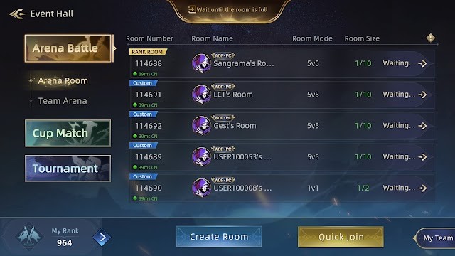 Cạnh tranh ở nhiều cấp độ và cuộc chiến khác nhau, bao gồm Arena Battle, Cup Math, và Tournament