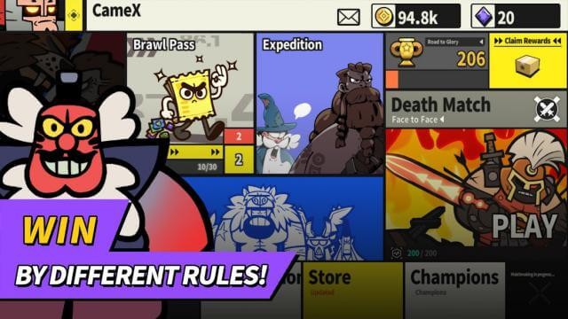 Giành chiến thắng ở các chế độ chơi khác nhau