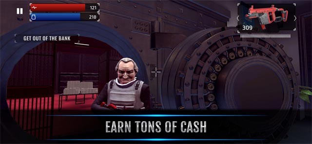 Kiếm nhiều tiền nhất có thể trong thế giới Armed Heist