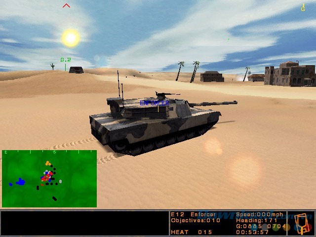 Giao diện game Armored Fist 3