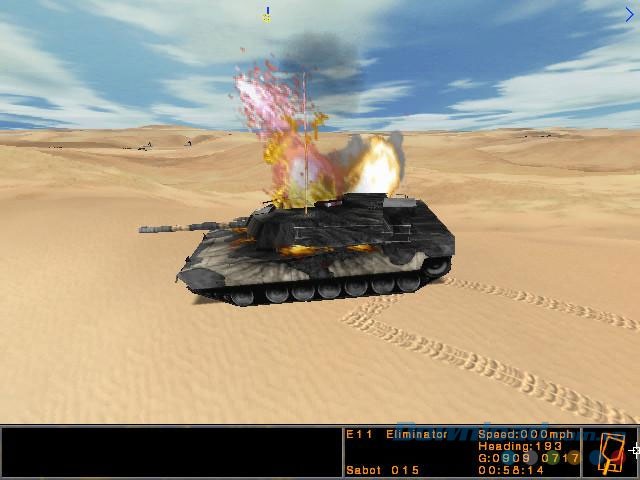 Hiệu ứng cháy nổ hoành tráng trong Armored Fist