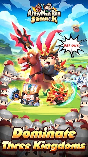 Army Man Run Samkok là trò chơi lấy đề tài vương quốc