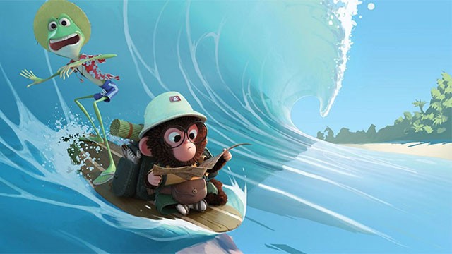 Khỉ con và Ếch Bảnh cùng khám phá thế giới diệu kỳ và đầy bất ngờ