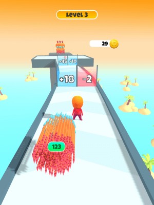 Nhân bản các mũi tên lên càng nhiều càng tốt