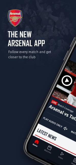 Arsenal Official App - Ứng dụng chính thức dành cho fan