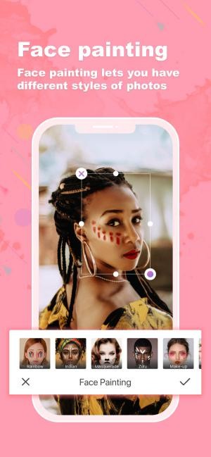 Vẽ lên mặt thật phong cách