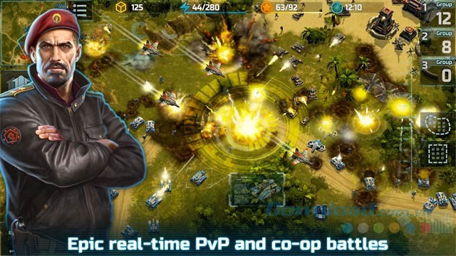 Trận chiến hợp tác và PvP trong thời gian thực khốc liệt