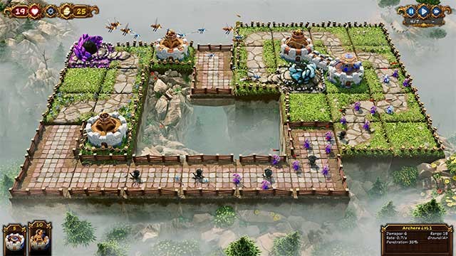 Artisan TD là một trò chơi chiến thuật thủ thành kiểu mê cung