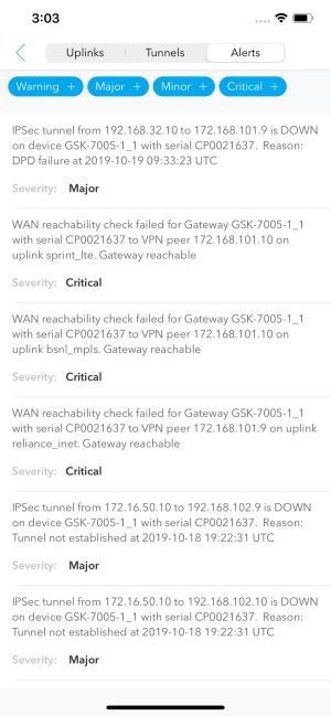 Nhận thông báo về các thay đổi mạng