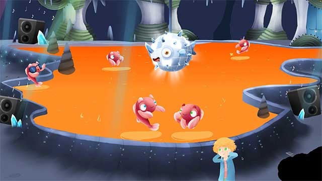 Giải câu đố trong môi trường, thu thập sticker và cứu thế giới Asfalia