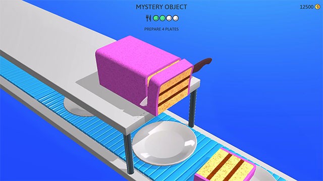 Kiếm xu để mở khóa nhiều công cụ thái lát độc đáo trong ASMR Slicing game