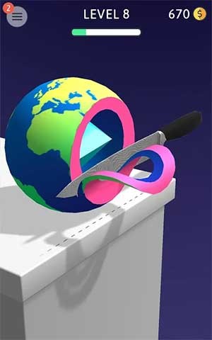 ASMR Slicing có lối chơi mô phỏng cắt cát động lực