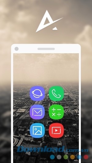 Gói biểu tượng ứng dụng Aspire UX S8 cho Android