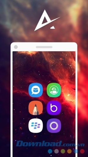 Aspire UX S8 cho Android có icon đẹp