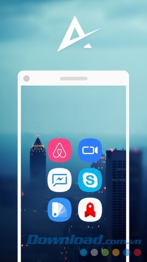 Aspire UX S8 cho Android cói nhiều icon tuyệt đẹp