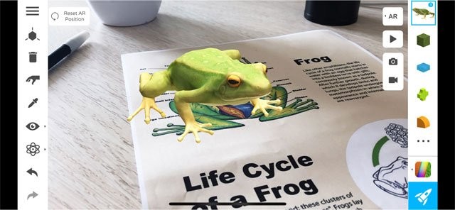 Ngắm nhìn sản phẩm sáng tạo của mình trong chế độ AR