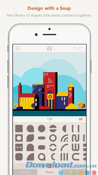 Chọn hình khối có sẵn