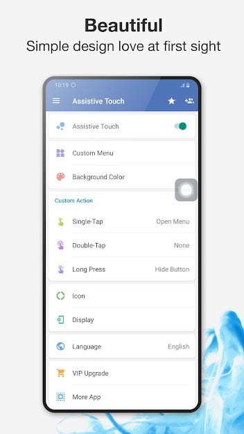Assistive Touch sở hữu phím Home ảo đẹp mắt