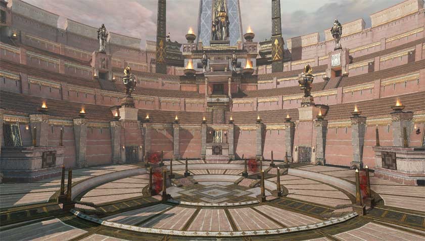 Khung cảnh chiến đấu trong Astellia