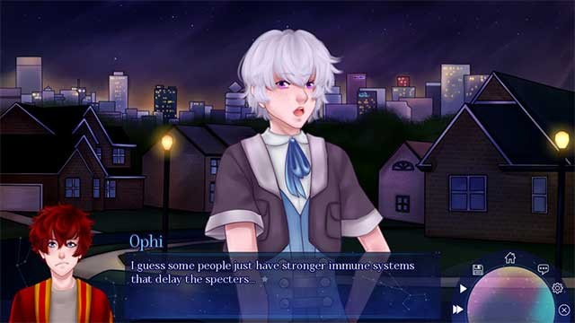 Bạn có thể chọn chơi ở chế độ Nhập vai hoặc Tiểu thuyết trực quan