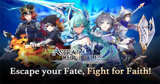 Tham gia cuộc phiêu lưu hành động hoành tráng trong game Astral Chronicles cho Android