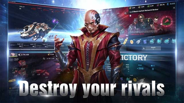 Phá hủy tàu chiến và đế chế của đối thủ trong cuộc chiến PvP thời gian thực