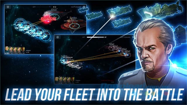 Dẫn dắt hạm đội của bạn vào trận đấu