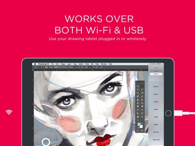 iPad kết nối với Mac qua Wifi hoặc USB