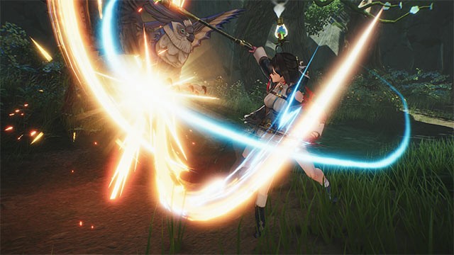 Atelier Yumia: The Alchemist of Memories & the Envisioned Land sở hữu hệ thống chiến đấu sôi động, tốc độ cao