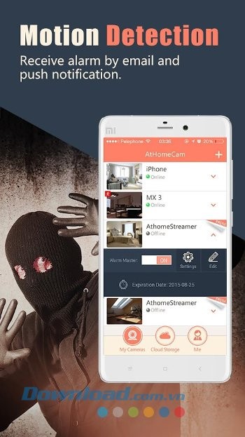 Theo dõi mọi vấn đề trong nhà với AtHome Camera