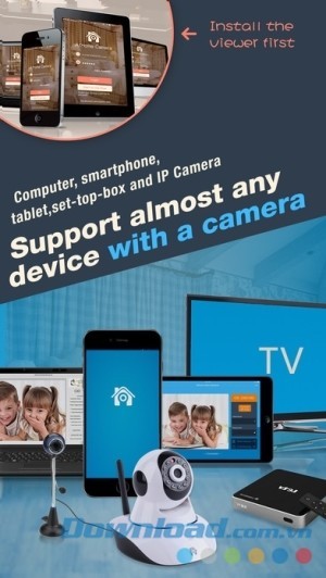 AtHome Video Streamer cho iOS hỗ trợ hầu hết mọi camera