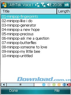 AthTek Free Voice Recorder
