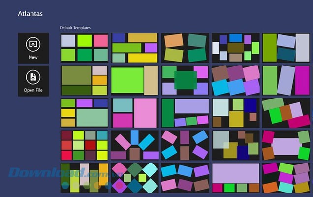 Nhiều mẫu template