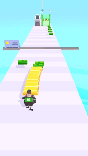 Atm Rush yêu cầu bạn thu thập nhiều tiền vàng nhất có thể