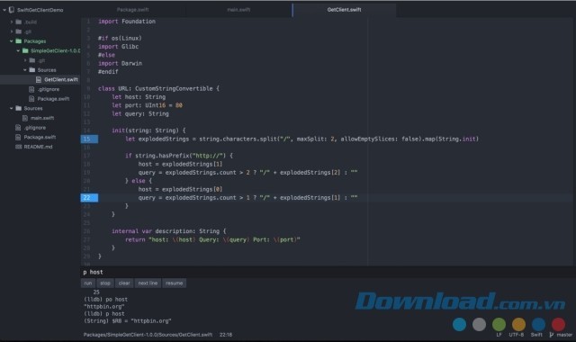 Chỉnh sửa mã nguồn dễ dàng nhờ nhiều tính năng tiện ích