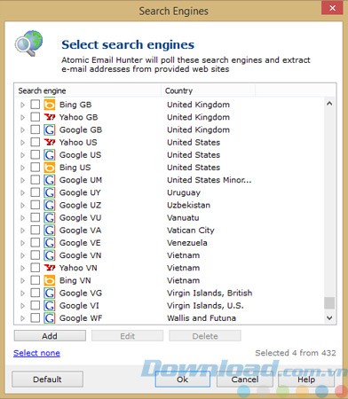 Các công cụ tìm kiếm